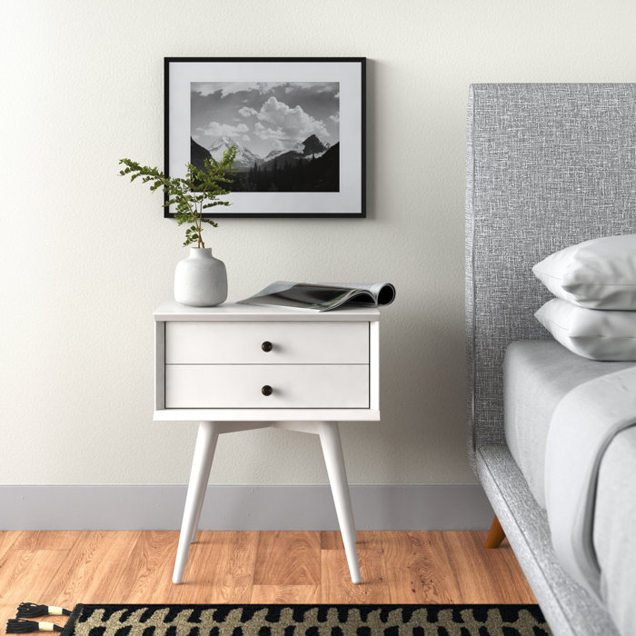 AllModern Grady Solid Wood Nightstand & Reviews Wayfair Canada